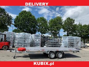 new Kubix laweta dwuosiowa, prosta, 500×210, blacha, niskie koła, DMC car transporter trailer