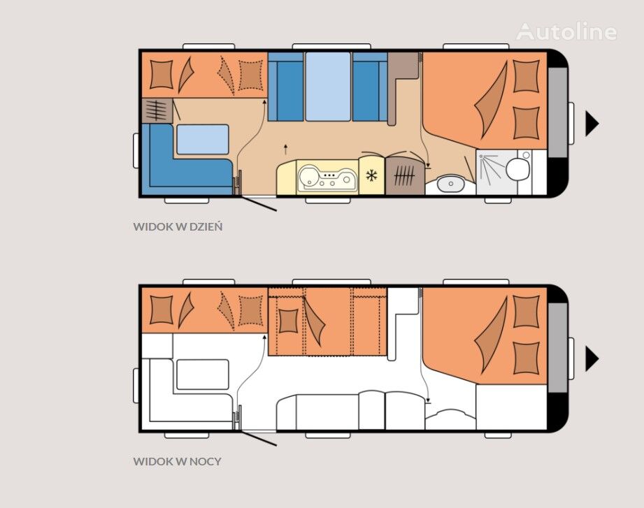 new Hobby 650 KMFe Excellent Edition 2023 caravan trailer