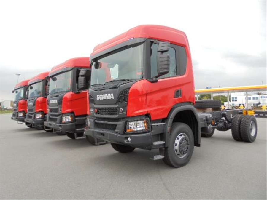 new Scania P450 XT 4x4 Alváz chassis truck