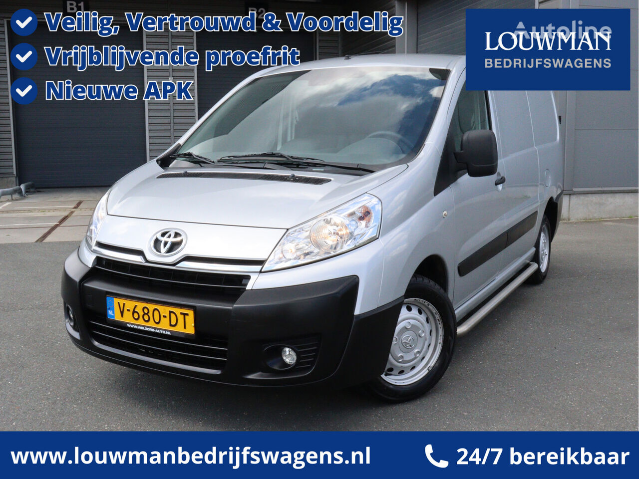 Toyota PROACE 1.6D L2H1 Aspiration Cruise control Oprijplaat Betimmerin closed box van