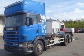 Scania R164GB container chassis