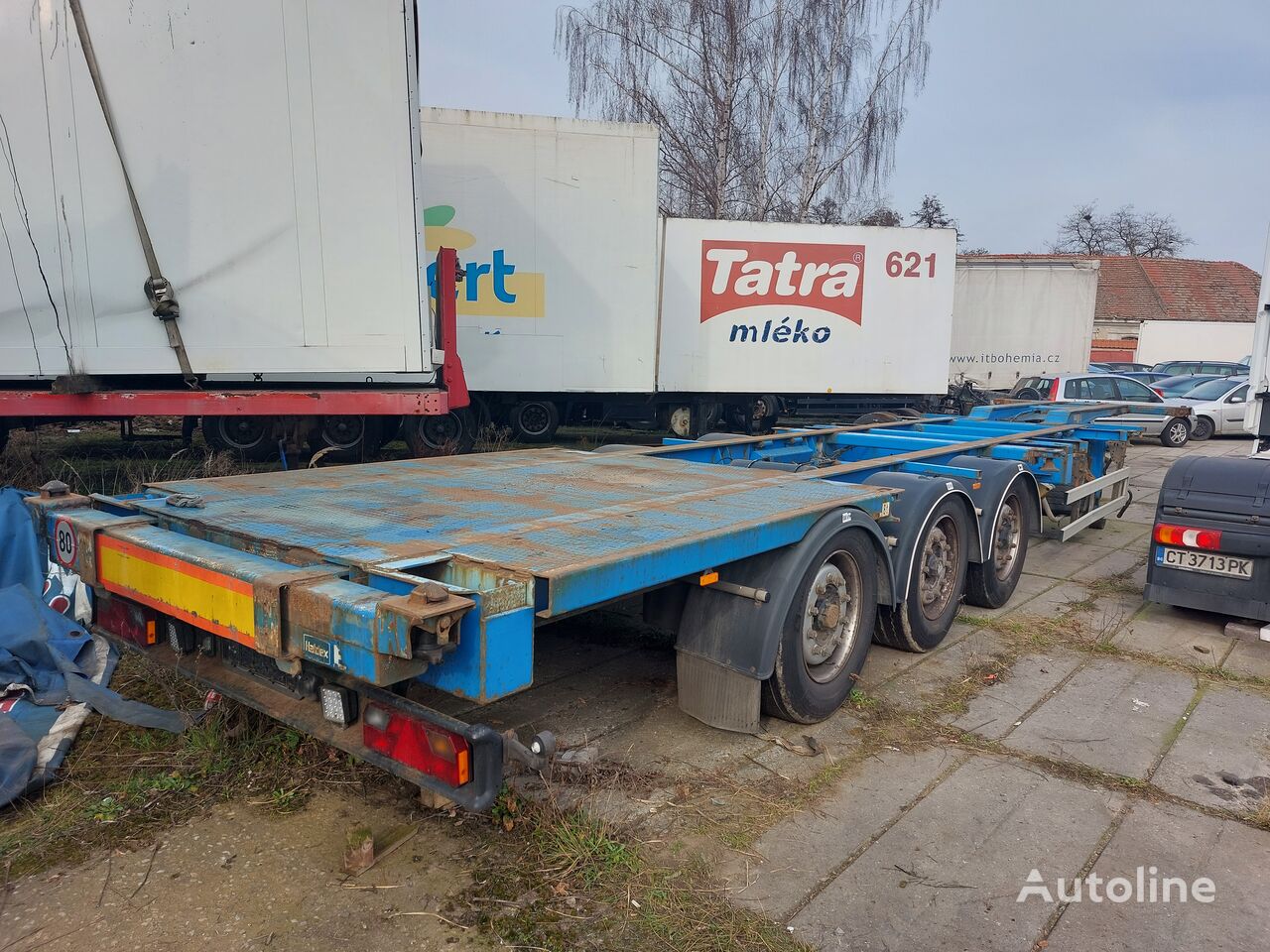 Metaco container chassis semi-trailer