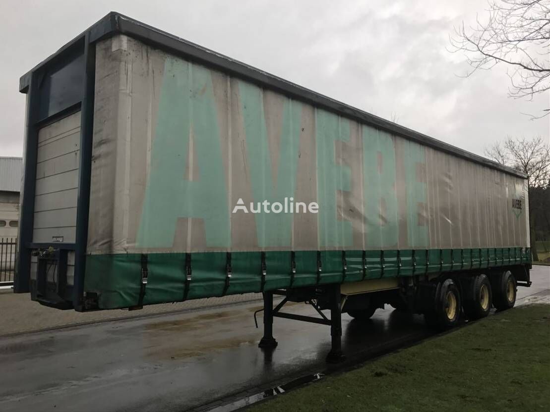 Bulthuis schuifzijlen met 2 stuurassen curtain side semi-trailer
