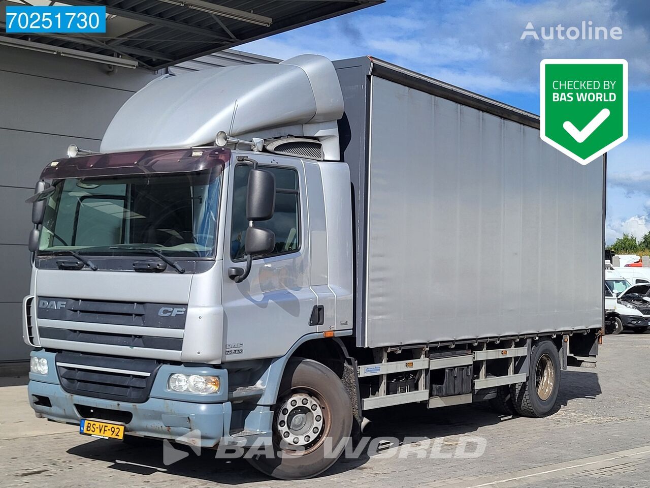 DAF CF75.310 4X2 20.5t NL-Truck Manual 3.000kg Ladebordwand Euro 5 curtainsider truck