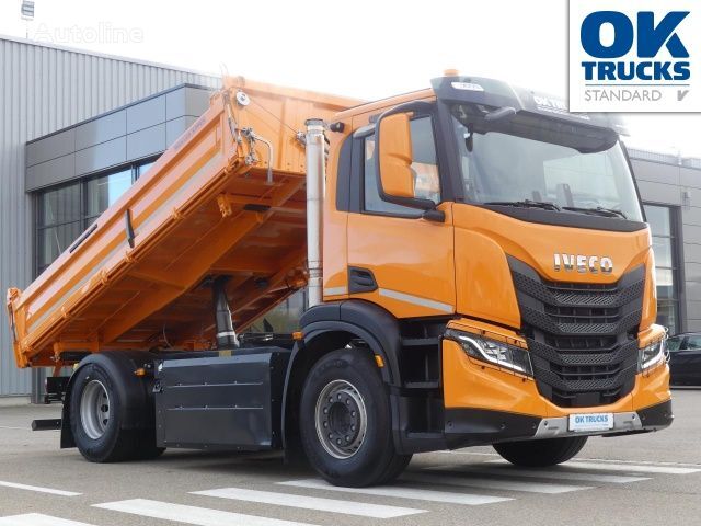 IVECO S-Way AD190S40/P CNG 4x2 Meiller AHK Intarder dump truck