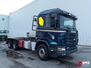 Scania 144 530 6x4 lames/meca flatbed truck