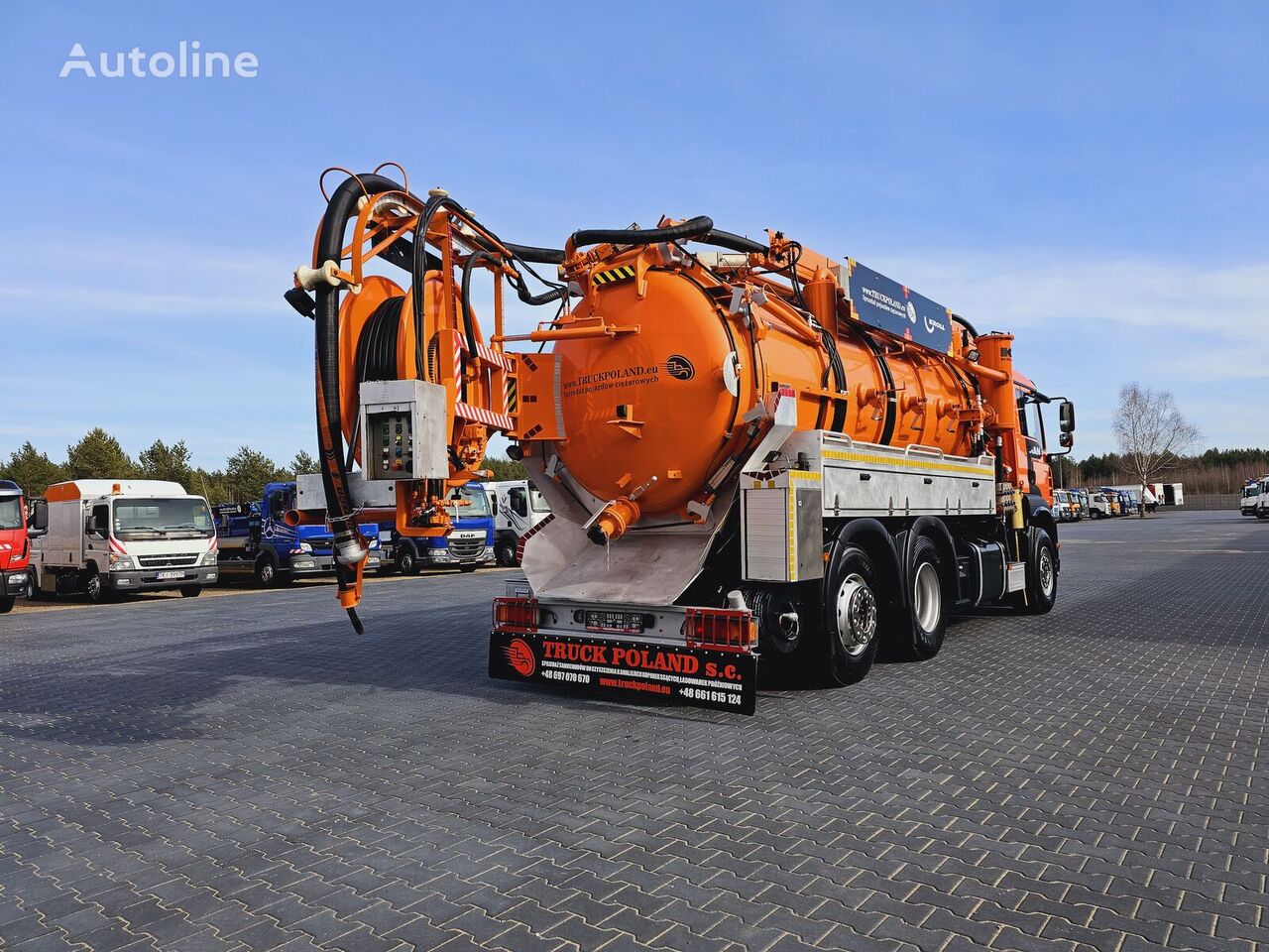 MAN WUKO KROLL COMBI FOR SEWER CLEANER sewer jetter truck