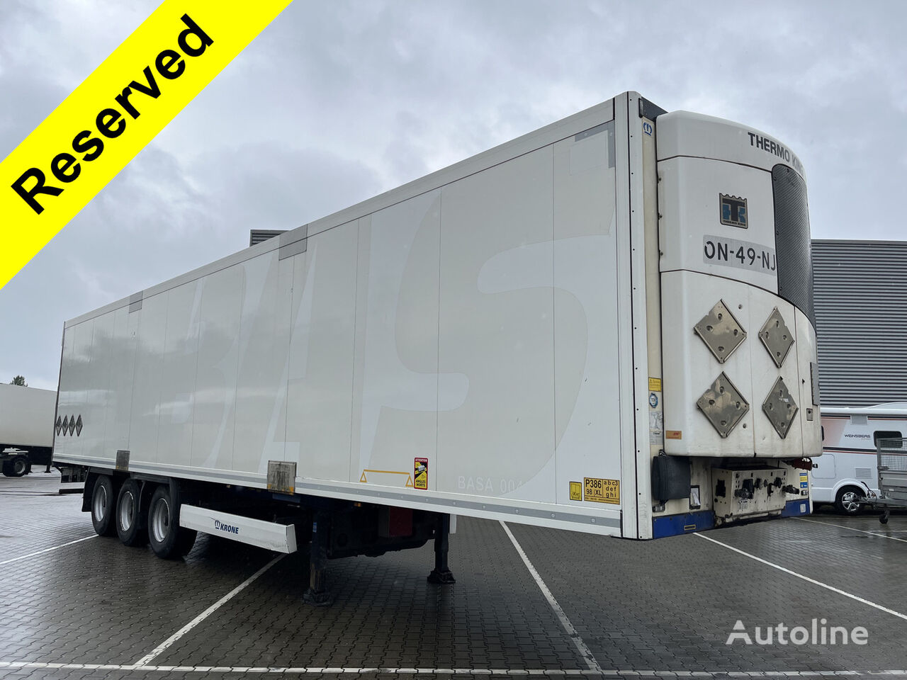 Krone Coolliner / Thermo King SLX 400 refrigerated semi-trailer