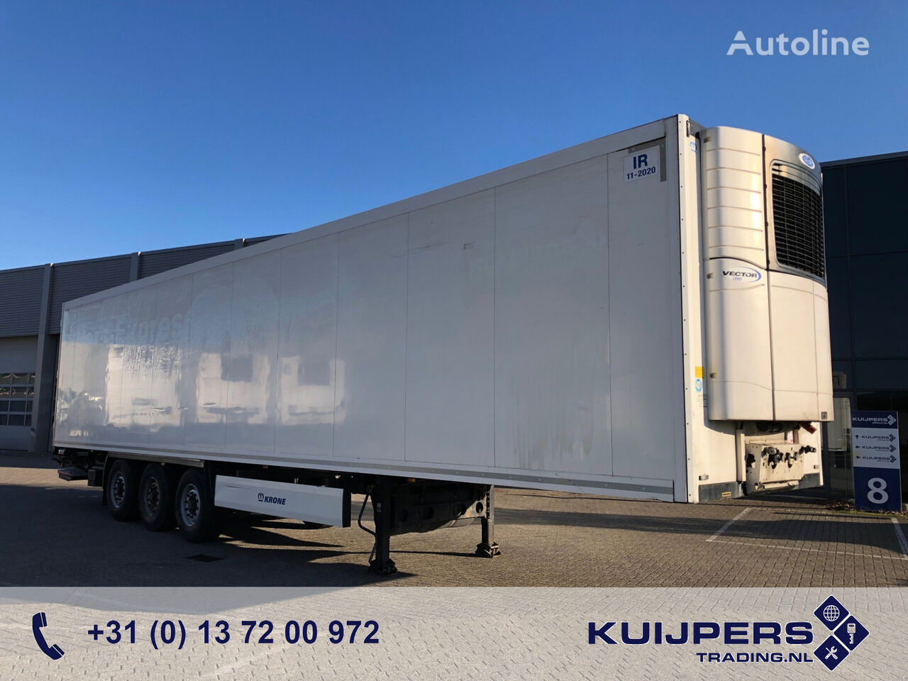 Krone Koeloplegger / Carrier Vector refrigerated semi-trailer