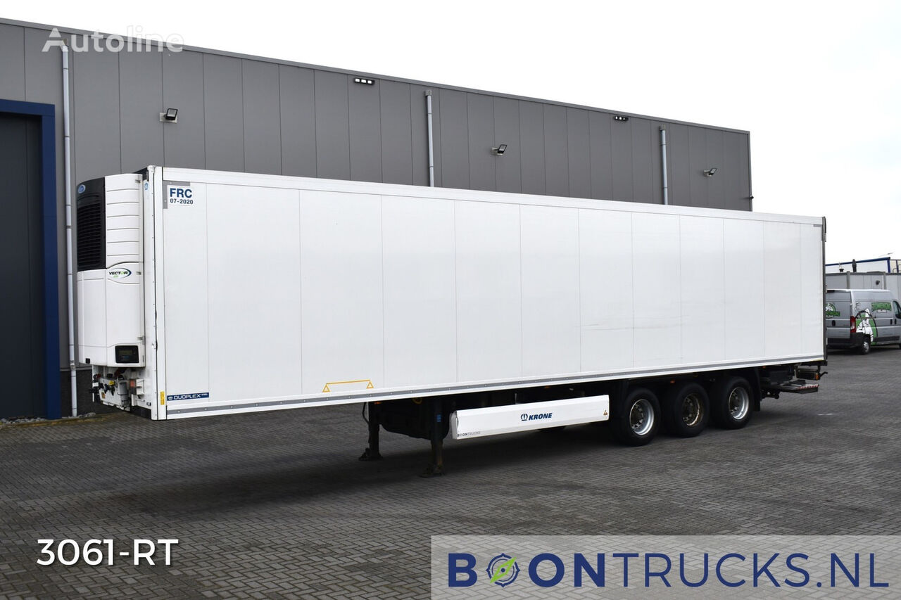 Krone SD COOL LINER + CARRIER VECTOR 1550 | TAIL LIFT * 2x LIFT AXLE * refrigerated semi-trailer