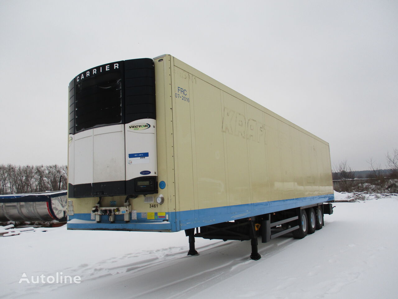 Schmitz Dublstok 2.65m height. refrigerated semi-trailer