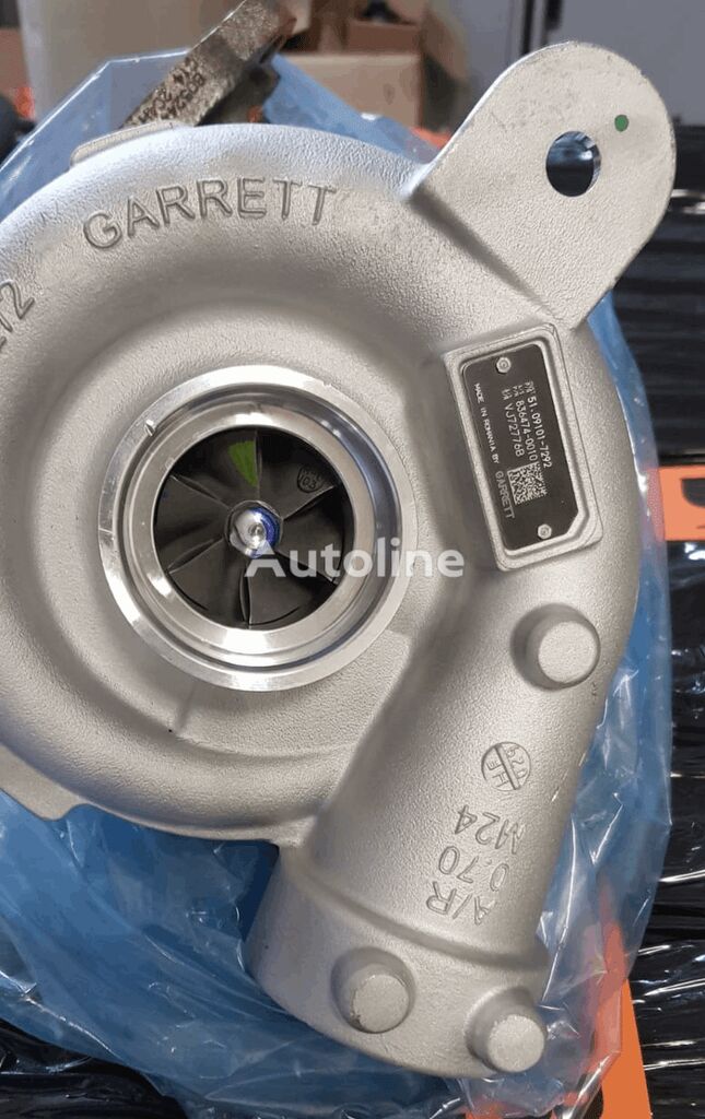 MAN engine turbocharger for truck tractor