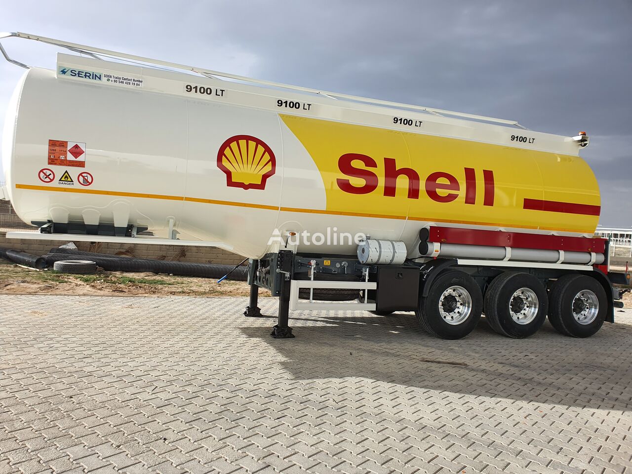 new SERIN Aluminium Fuel Tank Semi Trailer fuel tank semi-trailer