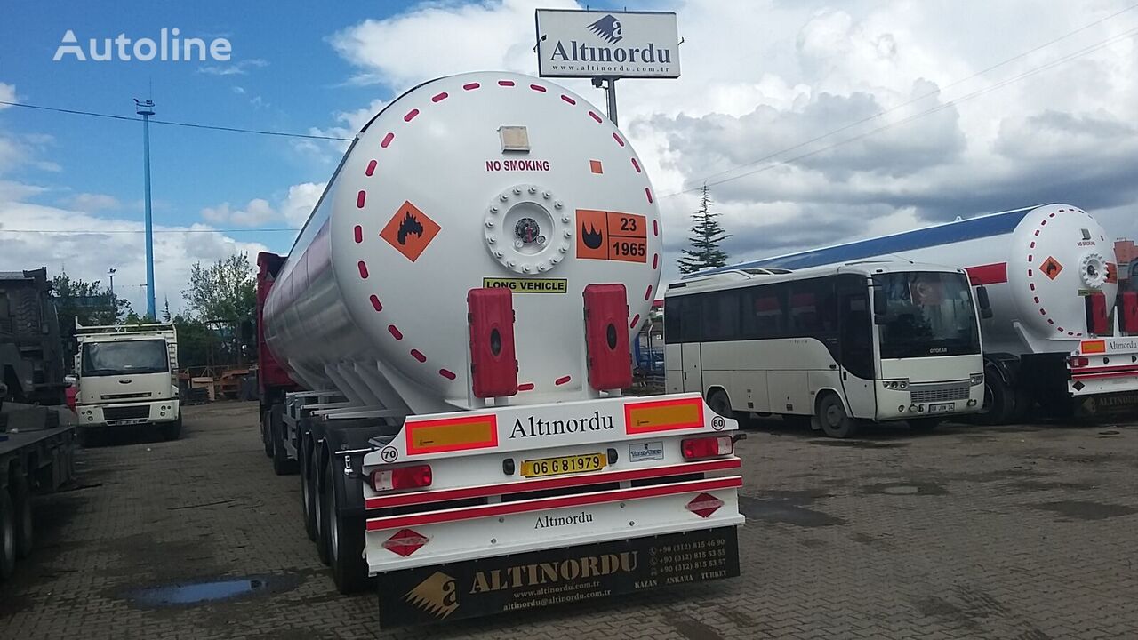 new Altinordu PRODUCER SINCE 1972, LPG/GAS TRANSPORT TANK, 60 M3, 12 TYER gas tank trailer
