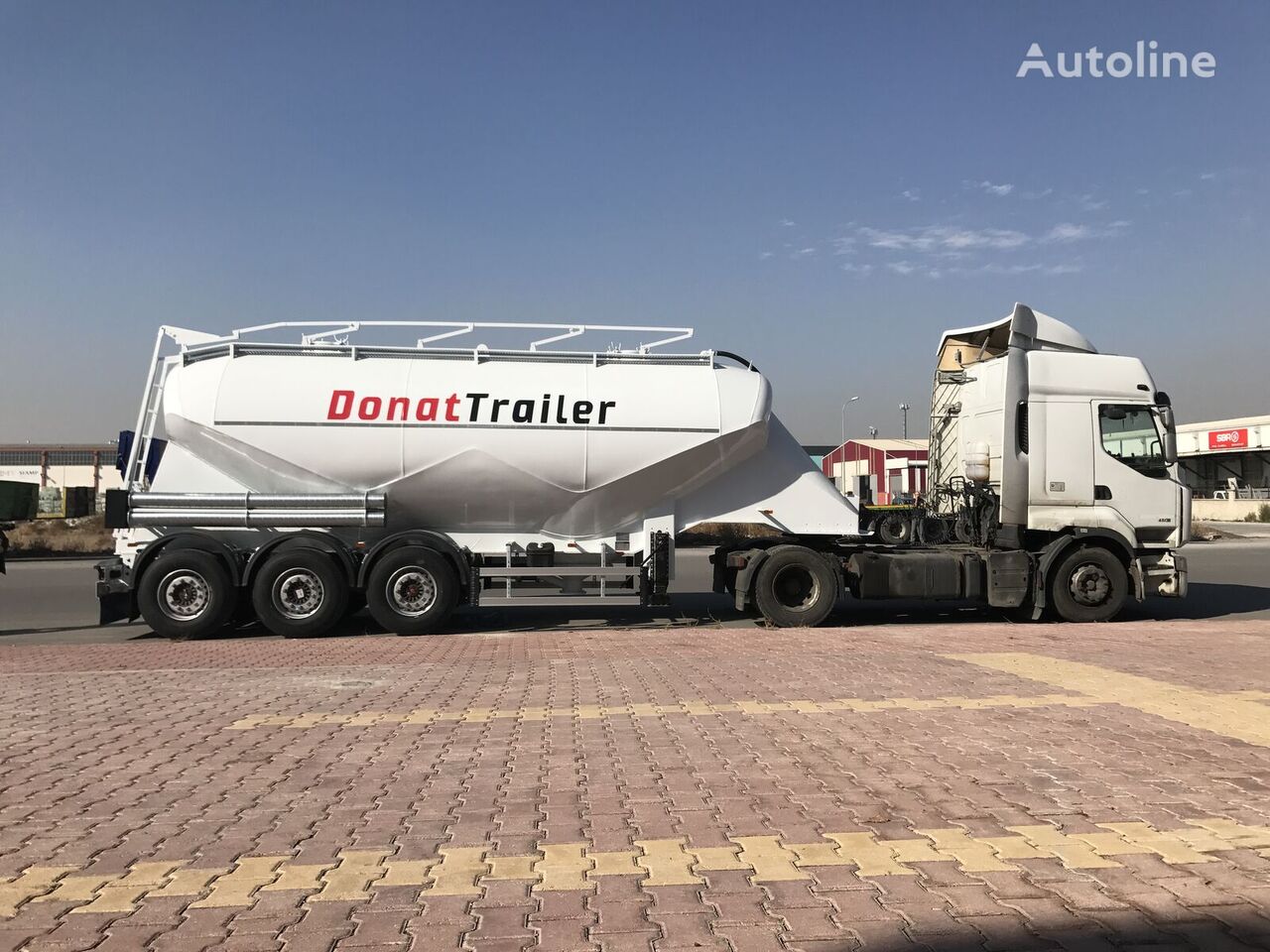 new Donat Aluminum Dry Bulk Silo - READY IN STOCK - Special Price silo tank trailer