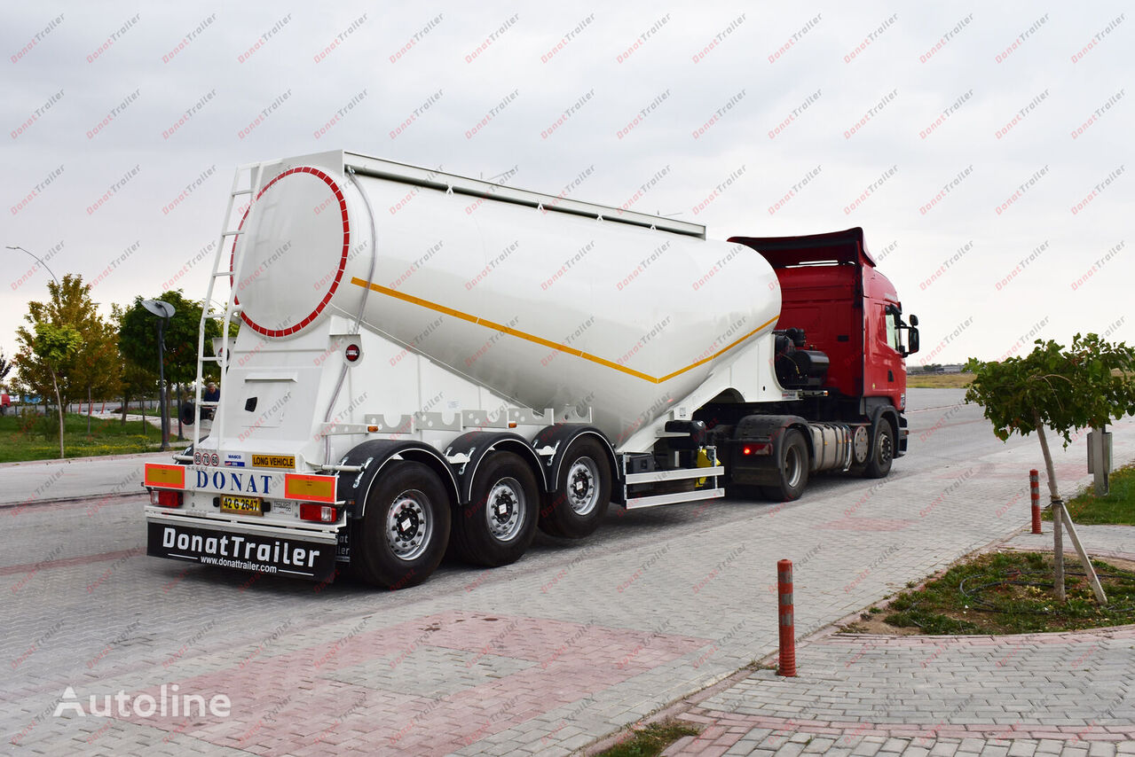 new Donat Dry Bulk Cement Semitrailer silo tank trailer
