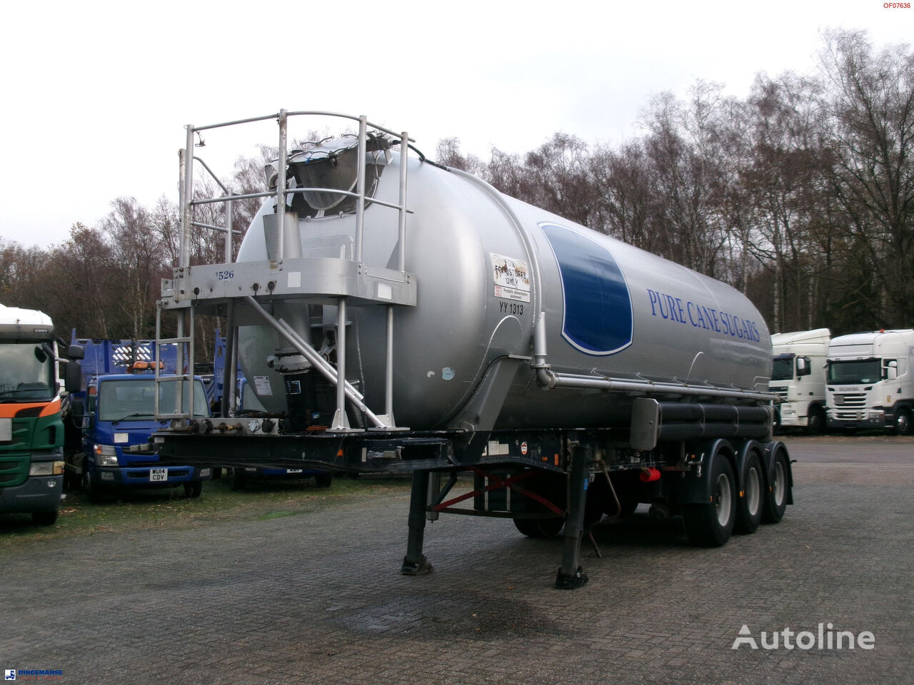 Feldbinder Powder tank alu 38 m3 (tipping) tipper semi-trailer