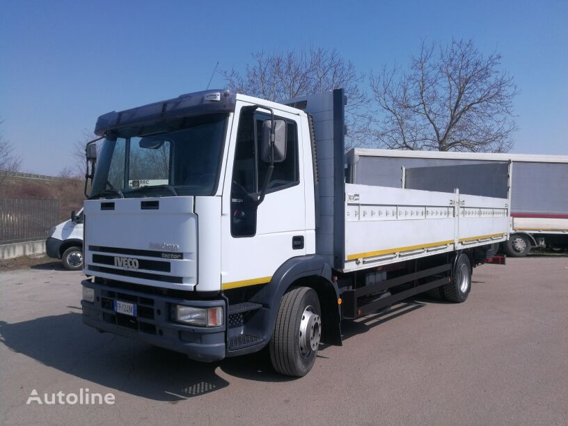 IVECO 130E24 CASSONE 7,3 MT + SPONDA 15 Q.LI flatbed truck