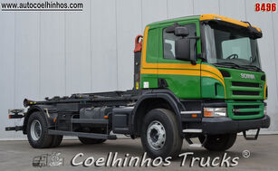 SCANIA P 340 // Big Axle hook lift truck