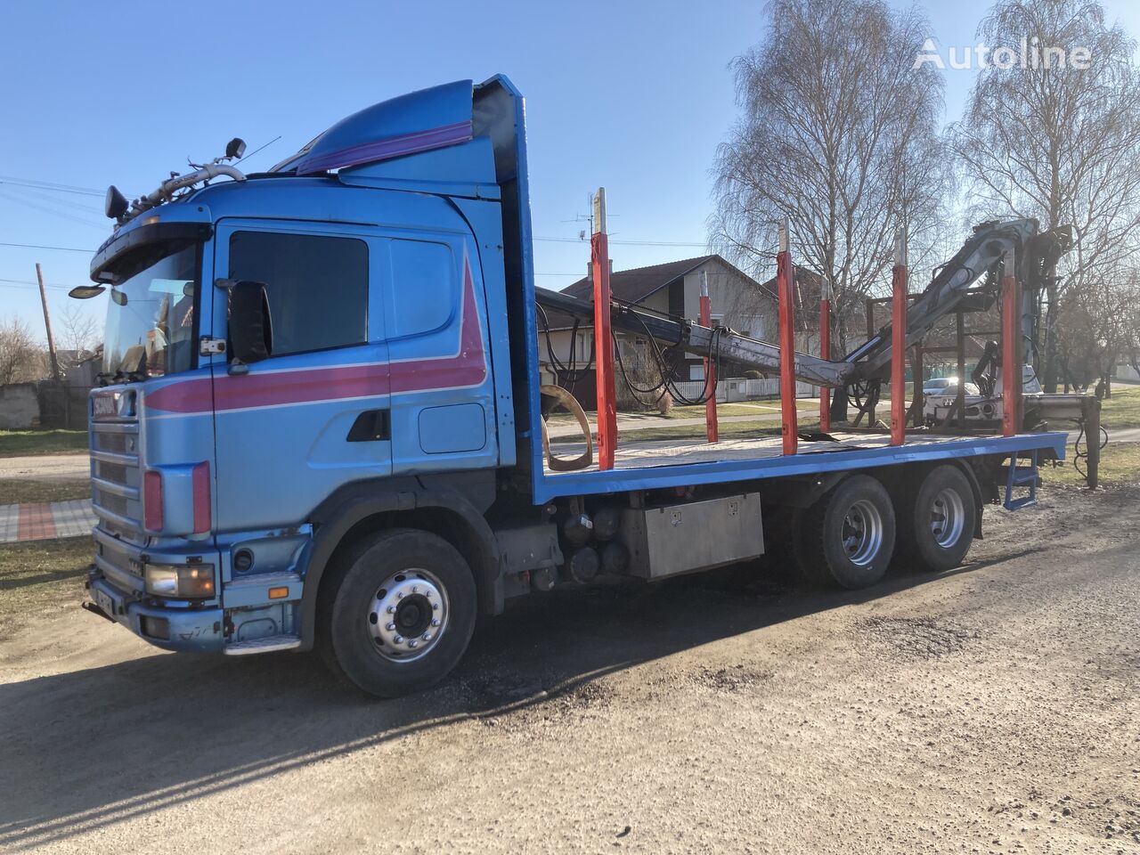 SCANIA 144.530 6x4 Penz 9200 HL  timber truck