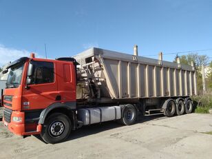 DAF CF 410 truck tractor + tipper semi-trailer