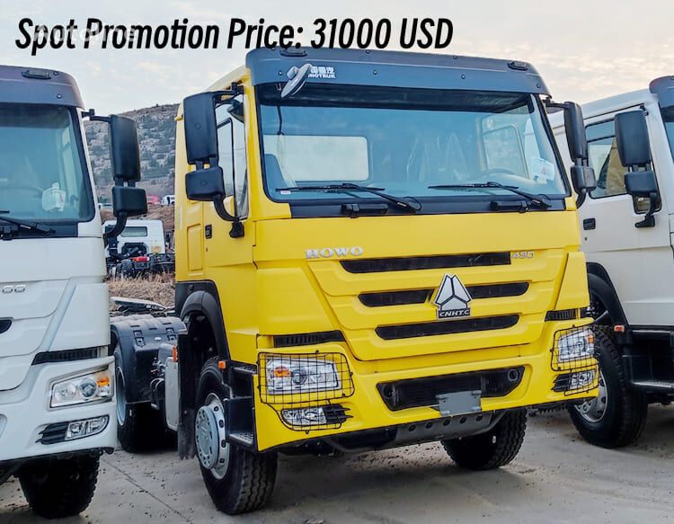 new Sinotruk Howo Tractor Truck 430 Horsepower for Sale 6x4 in Angola truck tractor